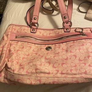 Pick coach handbag